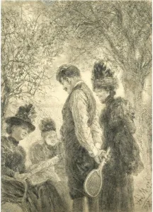 Menzel Prints: After a tennis match