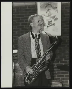 Tenor saxophonist Scott Hamilton at The Fairway, Welwyn Garden City, Hertfordshire, August 1997