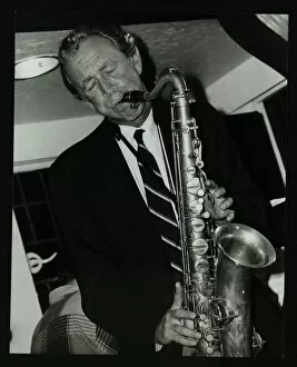 Hertfordshire Gallery: Tenor saxophonist Spike Robinson playing at The Bell, Codicote, Hertfordshire, 11 September 1986