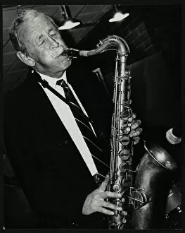 Hertfordshire Gallery: Tenor saxophonist Spike Robinson playing at The Fairway, Welwyn Garden City, Hertfordshire, 1992