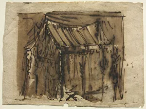 Tent (recto). Creator: Josef Platzer (Austrian, 1751-1806)