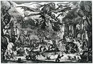 Apocalypse Gallery: Tentation de St Antoine, c1615-1635 (1924)Artist: Jacques Callot