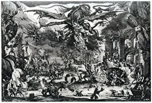 Hell Prints: Tentation de St Antoine, c1615-1635 (1924)Artist: Jacques Callot