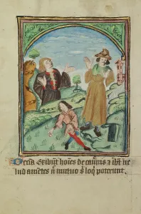 Illumination Painting Prints: The Tenth Sign before the Day of Judgment; Illustrated Vita Christi