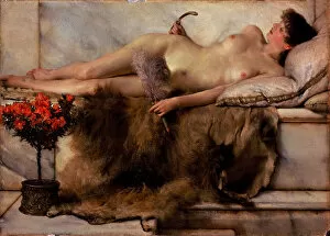 Erotic Collection: In the Tepidarium. Artist: Alma-Tadema, Sir Lawrence (1836-1912)