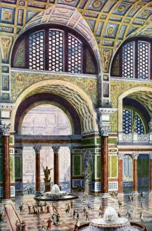 Baths Of Caracalla Gallery: The tepidarium of the Baths of Caracalla, Rome, Italy, 1933-1934