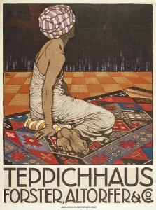 Schwitzerland Prints: Teppichhaus Forster, Altorfer & C, 1911. Creator: Mangold, Burkhard (1873-1950)