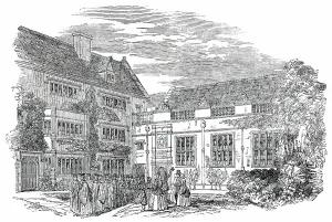 Academics Prints: Tercentenary Anniversary of King's School, Sherborne, 1850. Creator: Unknown