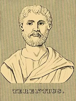 Terentius, (c195-c 159 BC), 1830. Creator: Unknown