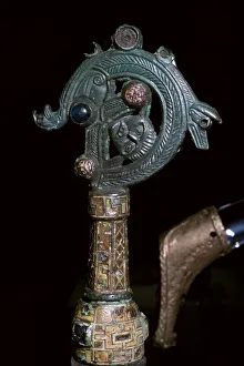 Loot Prints: Terminal, possibly from a Crozier, found in a Viking settlement, 8th century