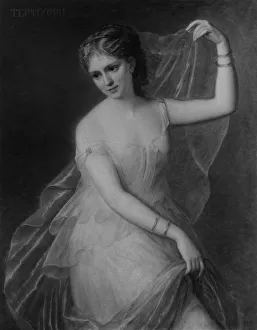 Terpsichore Prints: Terpsichore, 1869. Creator: Giuseppe Fagnani
