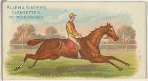 Terra Cotta, from The Worlds Racers series (N32) for Allen & Ginter Cigarettes, 1888