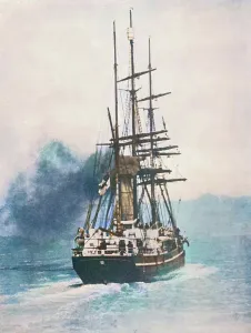 Golding Prints: The Terra Nova, A Famous Whaler That Has Taken Part In Several British Antarctic Expeditions