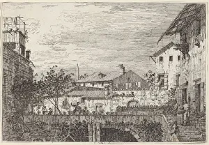 The Terrace, c. 1735 / 1746. Creator: Canaletto