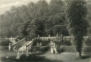 Balustrade Collection: The Terrace, Haddon Hall, c1870