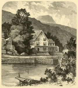 New Jersey Prints: Terrace House and Thorn Mountain, 1874. Creator: F. J. Engling