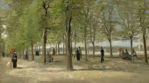 Terrace In The Luxembourg Gardens, 1886. Creator: Vincent van Gogh