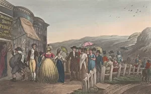 Tourists Gallery: The Terrace, from Poetical Sketches of Scarborough, 1813. 1813