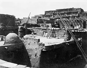Reservation Prints: The terraced houses of Zuni, c1903. Creator: Edward Sheriff Curtis