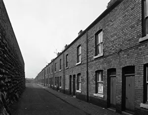 Terraced House Prints: Terraced miners housing, Denaby Main, South Yorkshire, mid 1960s