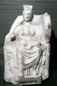 Terracotta figure of Cybele, Baalbek, 4th - 3rd century BC