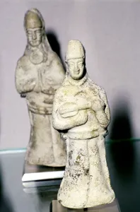 Terracotta figurine of a musician, Susa, Iran, c2nd millenium BC