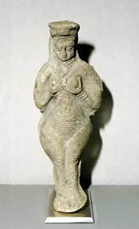 Terracotta goddess, Susa, Middle Elamite period, 1500 - 1100 BC