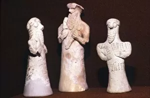 Terracotta group of King and Priests, Third Dynasty of Ur, 2100 BC-2000 BC