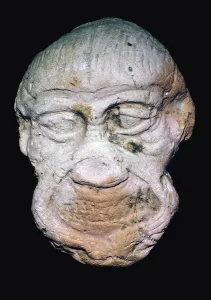 Votive Prints: Terracotta head of a demon