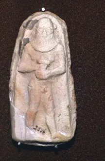 Terracotta Plague of the Hero, Gilgamesh, Old Babylonian, c2000BC-1600 BC