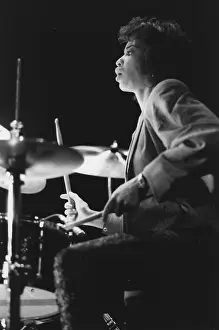Drummer Prints: Terri Lyne Carrington, c1995. Creator: Brian Foskett