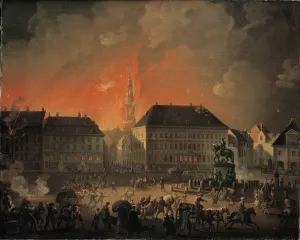 Lorentzen Christian August Prints: The Most Terrible Night, 1807-1808. Creator: Christian August Lorentzen