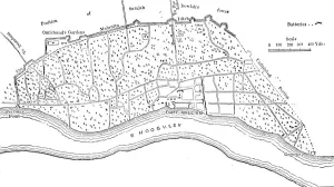 River Hooghly Prints: Territory of Calcutta When Attacked by Surajah Dowlah, 1756, c1891. Creator: James Grant