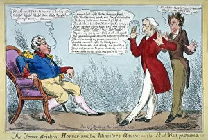 Henry Duke Of Clarence Gallery: The terror-stricken, horror-smitten ministers advice, or the R[oya]l visit postponed, 1830