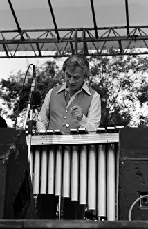 Terry Prints: Terry Gibbs, Capital Jazz, Knebworth, Herts, July 1981. Artist: Brian O Connor