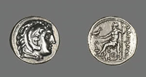 Alexander Iii Of Macedonia Gallery: Tertradrachm (Coin) Portraying Alexander the Great as Herakles, 336-323 BCE