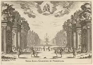 Stefano Della Bella Collection: Terza Scena Giardino di Venere, 1637. Creator: Stefano della Bella