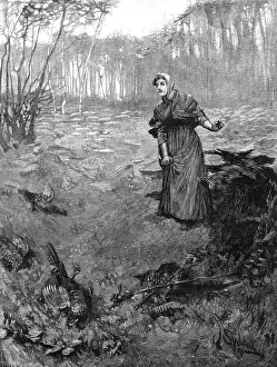 Herkomer Hubert Prints: Tess of the D'Urbervilles, By Thomas Hardy; The plantation wherein she had taken
