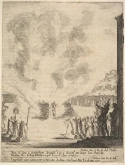 Test Prints: The test of fire, the monk Peter, the disciple Saint John Gualbert