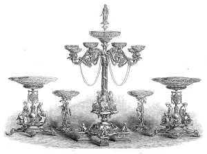 Silverware Prints: Testimonial to Alderman R. C. Gardner, late Mayor of Liverpool, 1864. Creator: Unknown