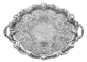 Salver Prints: Testimonial presented to Lord Houghton by the electors of Pontefract