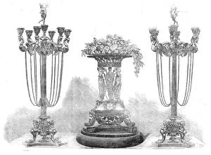 Candelabra Collection: Testimonials presented to the Right Hon. Thomas Milner Gibson, M.P., by the Association..., 1862