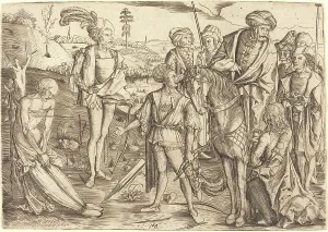 Test Prints: The Testing of the King's Sons, c. 1500. Creator: Master MZ