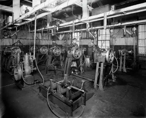 Automotive Prints: The testing room, Leland & Faulconer Manufacturing Co