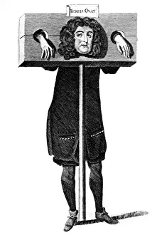 Testis Ovat, Titus Oates in the pillory, 17th century (c1905)