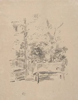 1834 1903 Prints: Tete-a-tete in the Garden, 1894. Creator: James McNeill Whistler (American