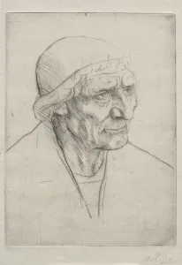 Tete de Benediction. Creator: Alphonse Legros (French, 1837-1911)