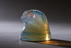 Lalique Prints: Tete - d Epervier Lalique mascot. Creator: Unknown