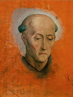 Hans 1433 40 1494 Prints: Tête de saint, 15th century. Creator: Memling; Hans (1433/40-1494)