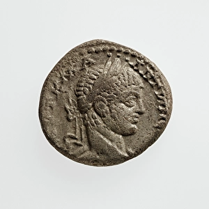 Syrian Prints: Tetradrachm of Caracalla, 1st-3rd century A.D. Creator: Unknown
